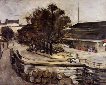 The Halle aux Vins seen from the rue de Jussieu Paul Cezanne Oil Paintings
